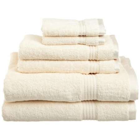 Superior Superior Egyptian Cotton 6-Piece Towel Set  Ivory NS 6 PC SET IV